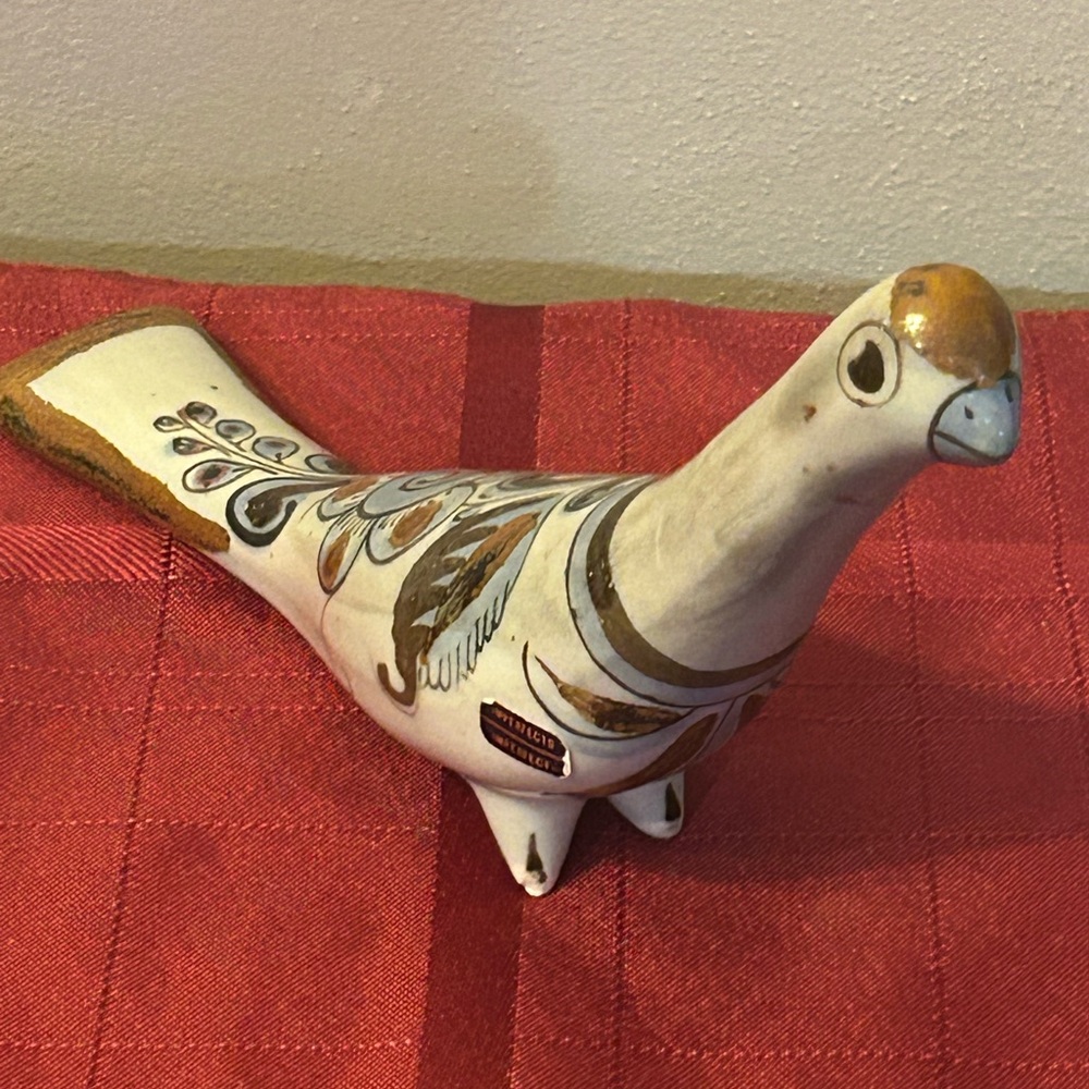 Vintage Ken Edwards Tonal Ceramic Bird Mexico